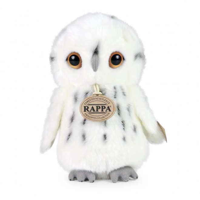 Rappa Peluche chouette blanche 18 cm ÉCOLOGIQUE