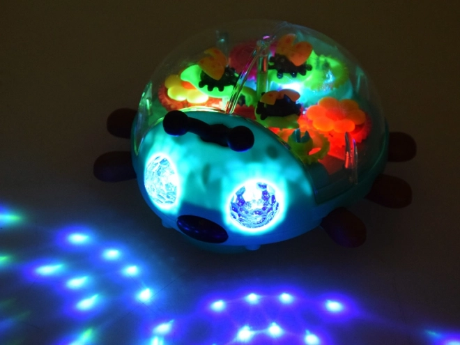 Projecteur coccinelle lumineuse en fuite