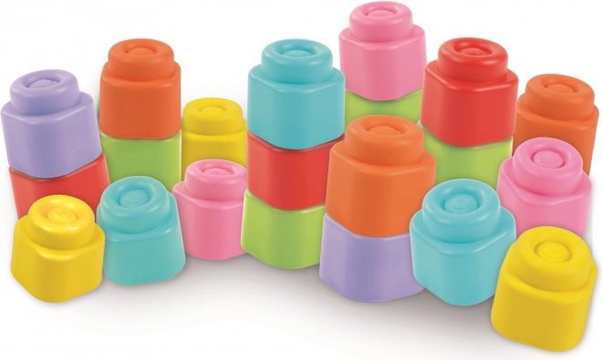 CLEMENTONI Soft Clemmy Ensemble de 20 blocs souples