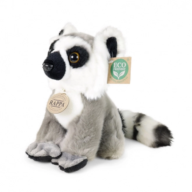 Lémur en peluche assis 18 cm Éco-responsable
