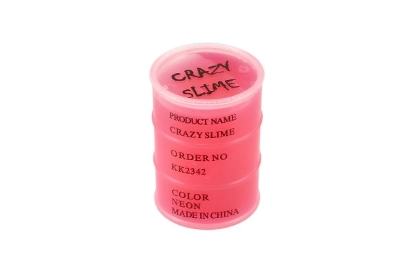 Sliz - masse 80g néon 8x5,5cm couleurs variées
