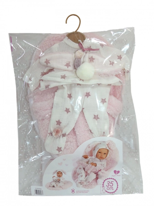 Llorens M635-86 vêtements pour poupée bébé NEW BORN taille 35-36 cm