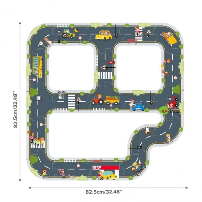Puzzle Tooky Toy Ruban de Route