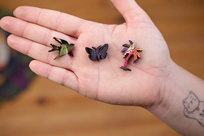 500 pièces en bois uniques