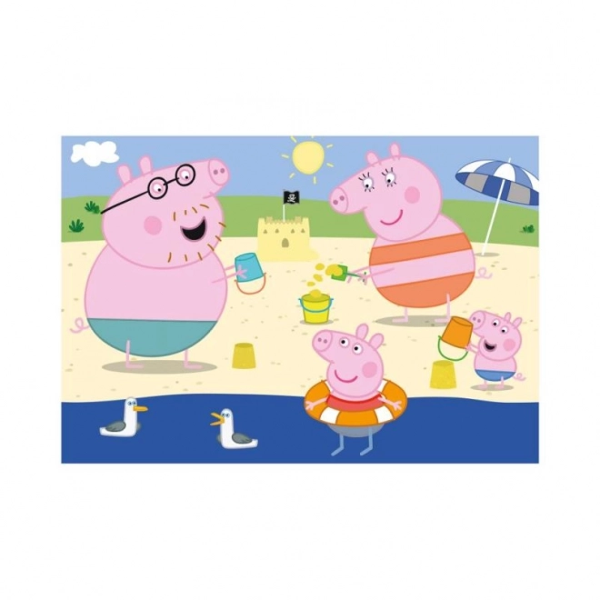 Peppa Pig : Puzzle en vacances
