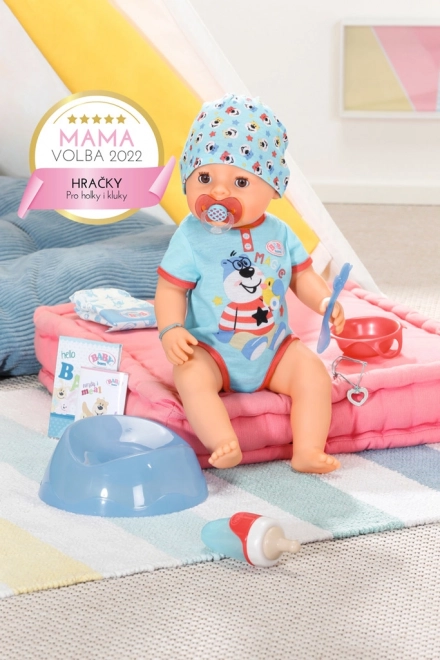 BABY born avec sucette magique, garçon, 43 cm