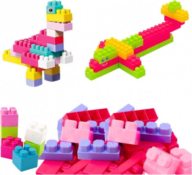 Blocs de construction colorés 230 pcs dans une boîte pratique