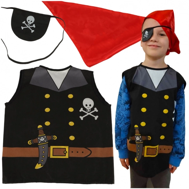 Costume de pirate pour enfants 3-8 ans
