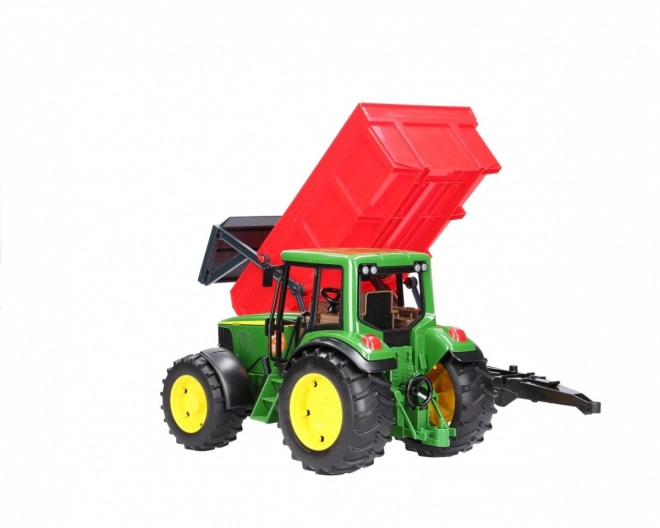 Tracteur Bruder John Deere et remorque basculante