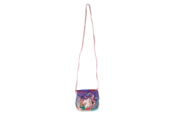 Sac arc-en-ciel licorne en plastique 4 couleurs dans un sachet 17x15x3cm