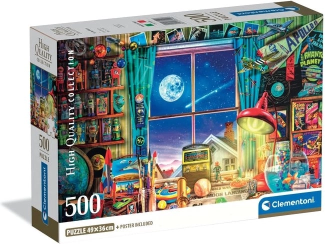 Puzzle Clementoni voyage vers la lune 500 pièces
