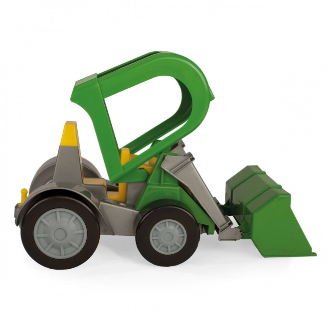 Tracteur avec chargeur et remorque Wader