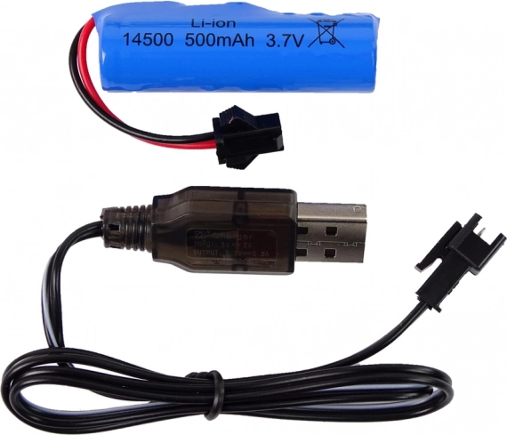 Batterie rechargeable et charge USB
