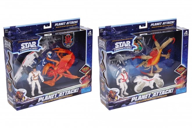 Star Troopers bataille avec les insectes et véhicules de débarquement