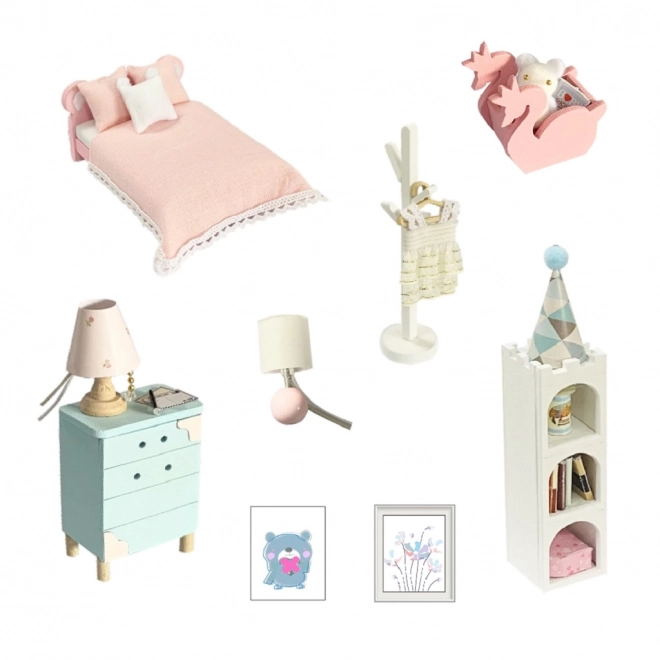 Deux miniatures maison de bain accueillante / Maison du chat Miaou