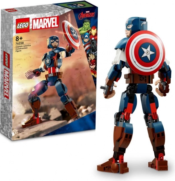 LEGO Marvel 76258 Figurine à construire : Captain America