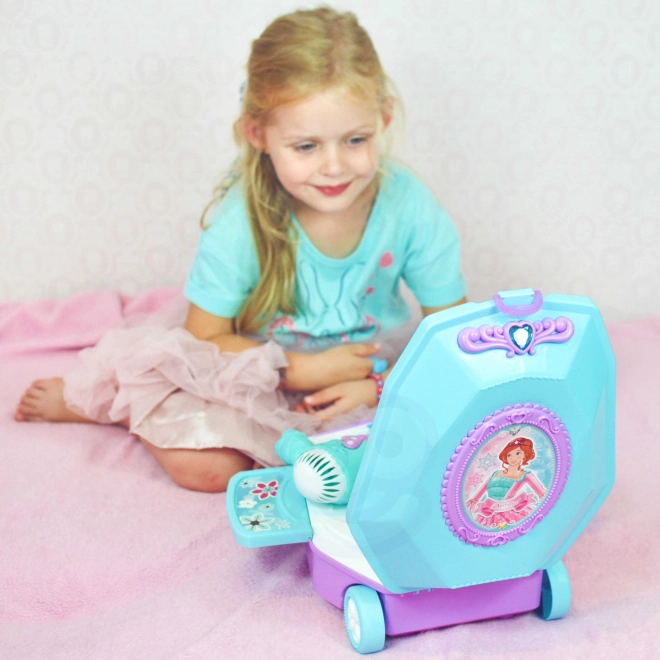 Coiffeuse pour filles 2 en 1 Beau salon WOOPIE dans une valise