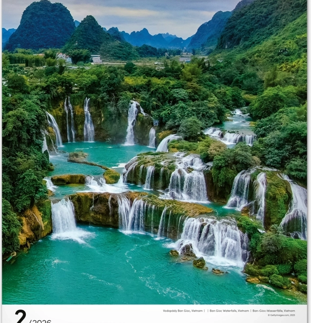 Calendrier mural Eau 2026
