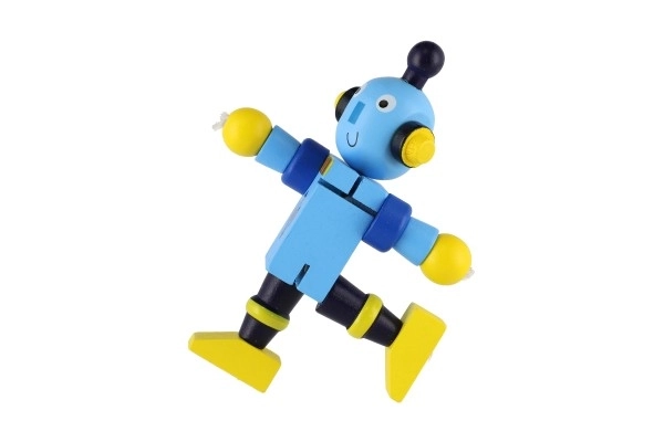 Robot en bois 12cm à partir de 18 mois - 1 pièce