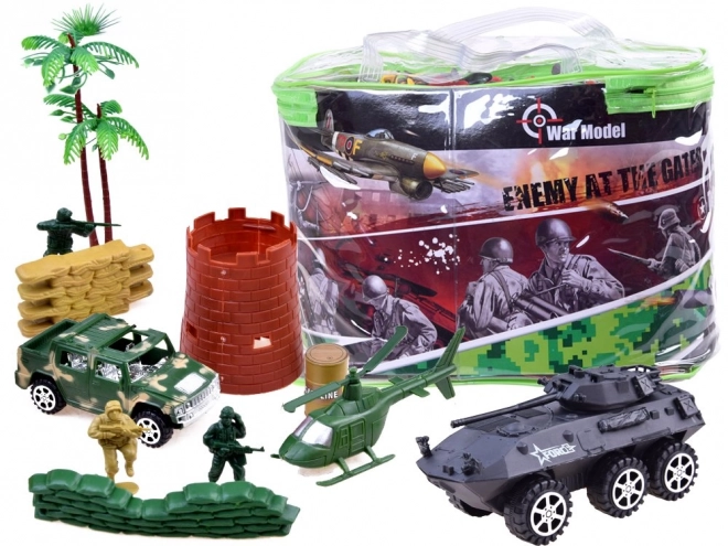 Grand ensemble Figurines militaires chars armes