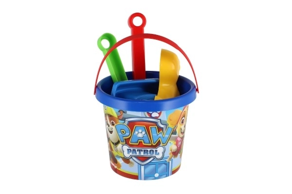 Set de sable 5 pièces plastique Paw Patrol/Pat' Patrouille bleu en filet 12x22x12cm 12m+ Wader