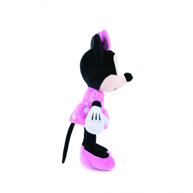 Minnie en peluche en robe rose 30 cm