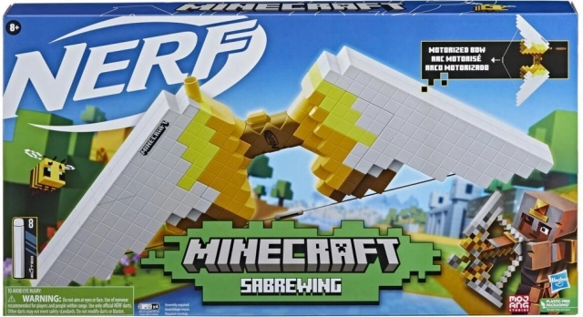 Nerf Minecraft Sabrewing arc pour fléchettes en mousse