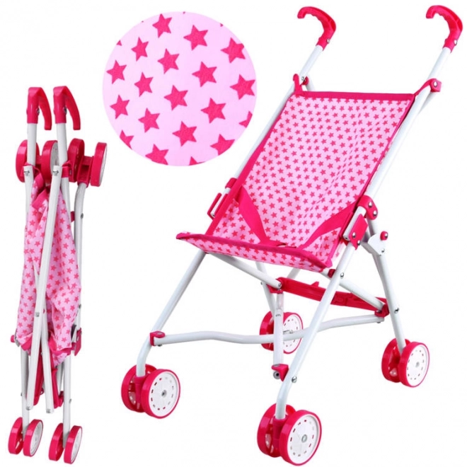 Poussette légère pliable pour poupées