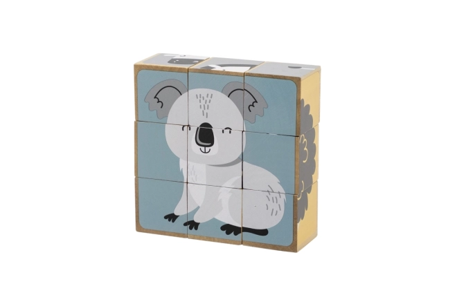 Blocs en bois 9 pcs