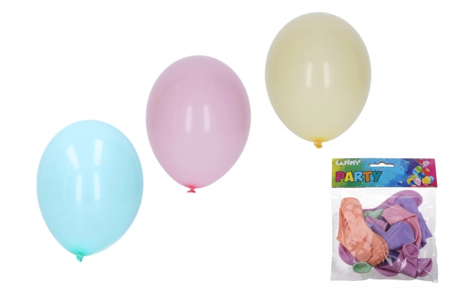 Ballons pastel gonflables 26 cm - 10 pièces
