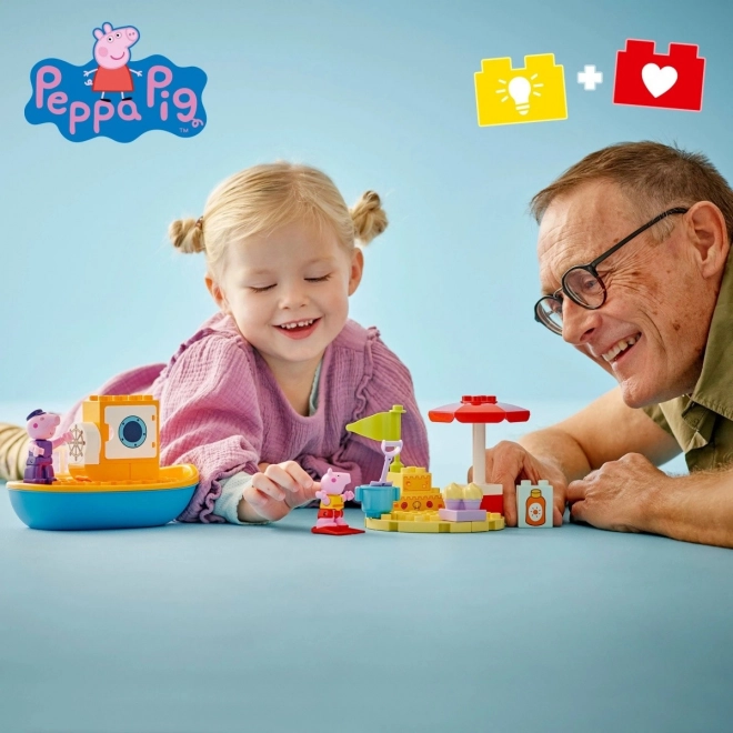 LEGO DUPLO 10432 Peppa Pig Peppa et l'excursion en bateau