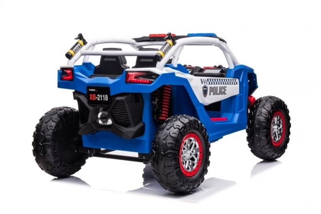 Véhicule de police pour enfants sur batterie 4x4 Buggy XB-2118