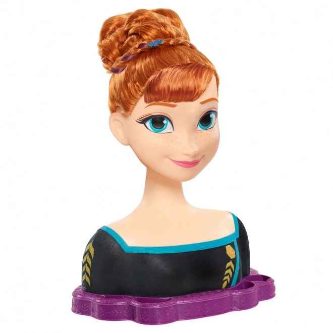 Tête de coiffure de luxe Anna du Royaume de Glace