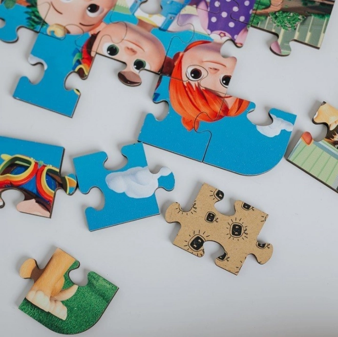 Puzzle en bois Wesoły CoComelon 24 pièces
