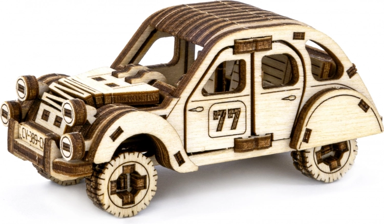 Puzzle 3D en bois – voiture de rallye à assembler