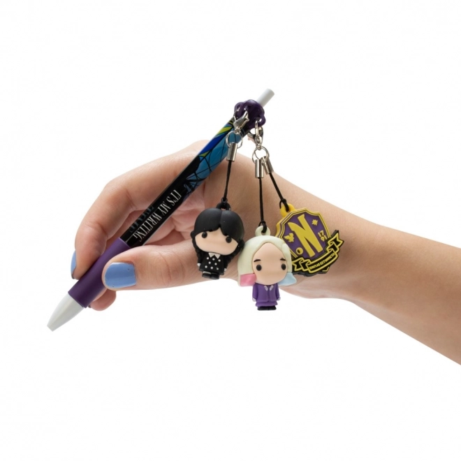 Stylo à bille avec pendentif Mini Pen Pals Wednesday