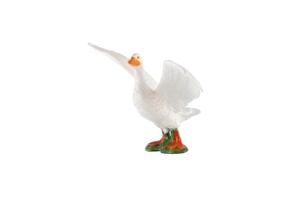 Oie domestique en plastique zooté 10cm dans un sac