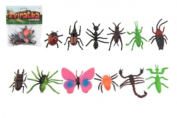 Ensemble de figurines d'insectes 12 pcs
