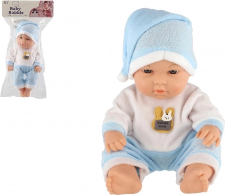 Poupée bébé en plastique 30 cm au corps rigide