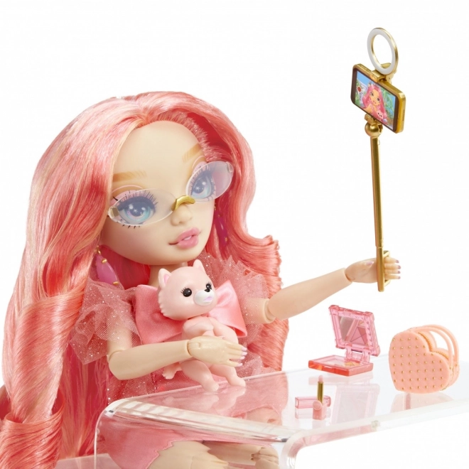Rainbow High New Friends Poupée de mode - Pinkly Paige Pink