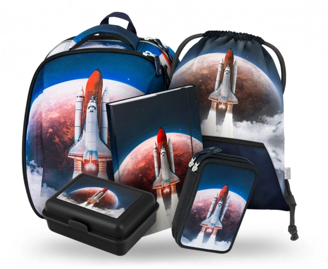 BAAGL ENSEMBLE 5 Shelly Navette Spatiale : cartable, trousse, sac, chemise, boîte