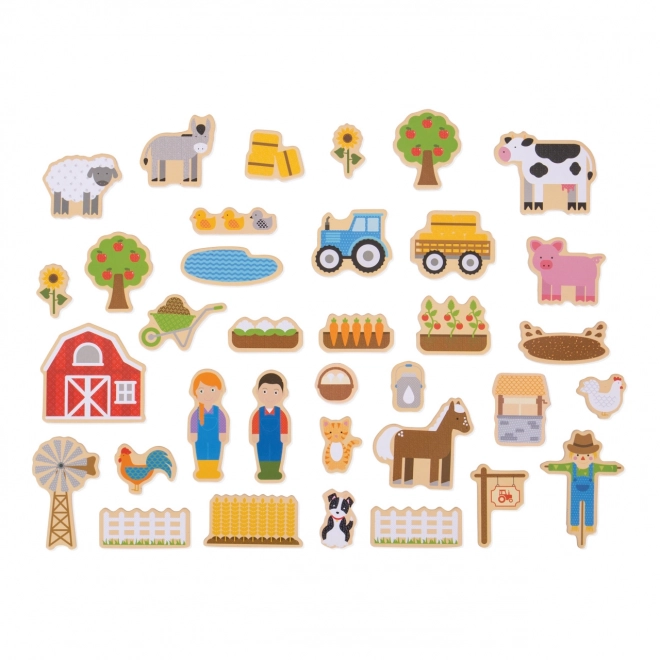 Bigjigs Toys Magnets de la ferme