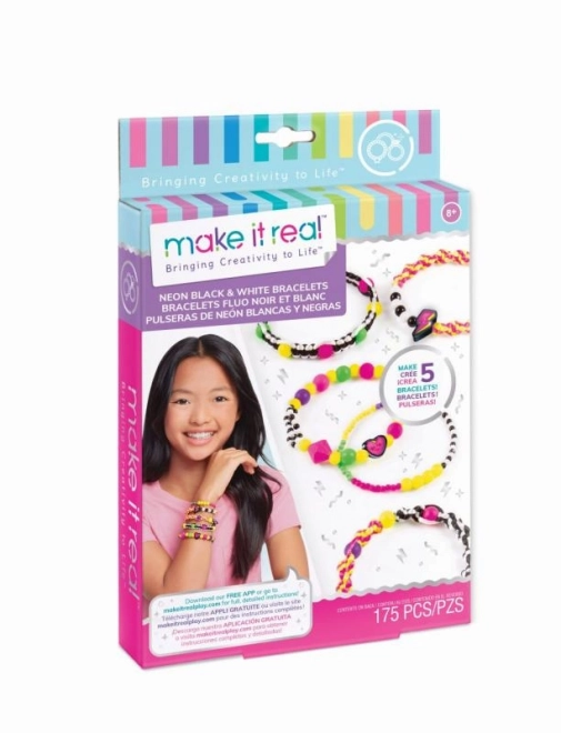Fabrication de bracelets néon