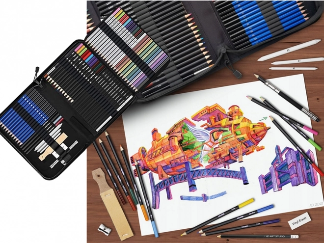 Ensemble pour croquis et dessin pour professionnels