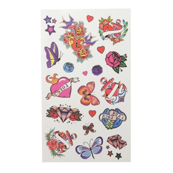 Tatouages et tampons avec accessoires