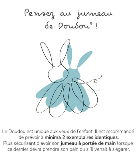 Ensemble cadeau Souris en peluche avec couverture en coton bio