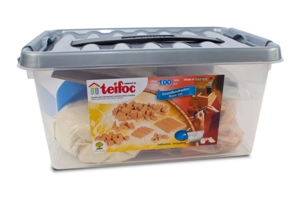 Jeu de construction Teifoc Set de démarrage dans une boîte en plastique - 100 pièces