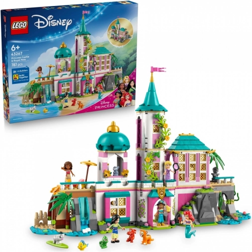 lego disney château des princesses et animaux royaux