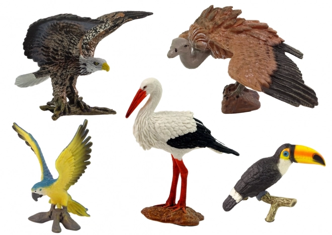 Ensemble de figurines Oiseaux du monde - 5 pièces