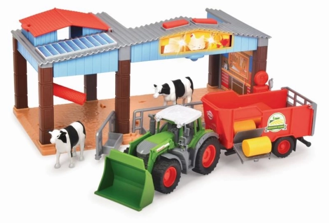 Ferme avec tracteur Fendt
